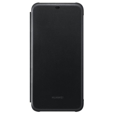 Oficialus Huawei Mate 20 Lite Flip Cover juodas atverčiamas dėklas - knygutė | Priedai.lt