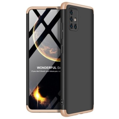 Samsung Galaxy A51 (A515) Thin Fit 360“  zelta futrālis apmāles sarkanā krāsā | Vacins.lv