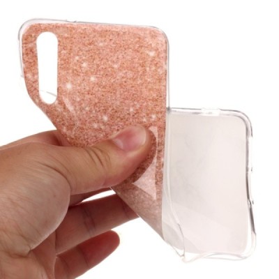 Huawei P20 „Marble“ cieta silikona (TPU) brūns apvalks | Vacins.lv