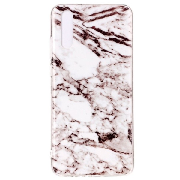 „Marble“ kieto silikono (TPU) dėklas - baltas (P20)