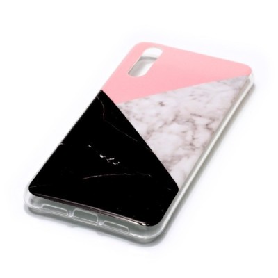 Huawei P20 „Marble“ cieta silikona (TPU) krāsains apvalks | Vacins.lv