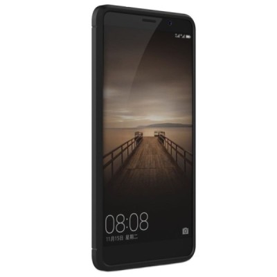 Huawei Mate 9 „Carbon“ cieta silikona (TPU) melns apvalks | vacins.lv