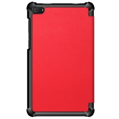 Lenovo Tab E7 (TB-7104F) atvēramais sarkans maciņš (maks) | Vacins.lv