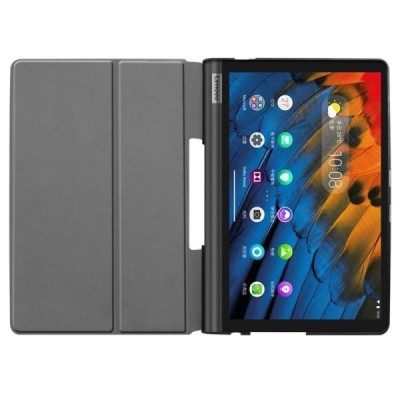 Lenovo Yoga Smart Tab 10.1" (YT-X705F, YT-X705L) atvēramais pelēks maciņš | Vacins.lv