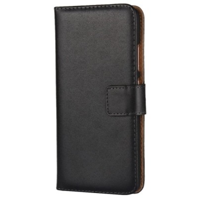 Huawei P10 (Huawei Ascend P10) atverčiamas juodas odinis Casual dėklas - piniginė | Priedai.lt