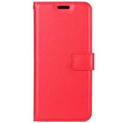 Huawei Y6 2019 (Y6 Prime 2019) atvēramais ādas sarkans maciņš, grāmata (maks) | Vacins.lv