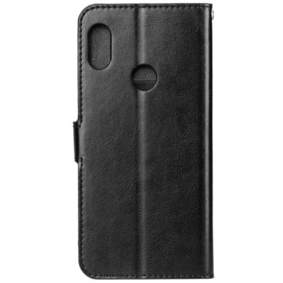 Huawei Y6 2019 (Y6 Prime 2019) atvēramais ādas melns maciņš, grāmata (maks) | Vacins.lv