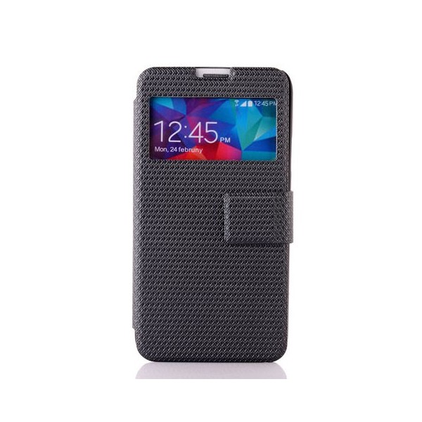 „Pintas“ atverčiamas dėklas - juodas (Galaxy S5 / S5 Neo)