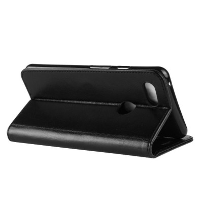 Google Pixel 3 XL atvēramais ādas melns maciņš (maks) | Vacins.lv