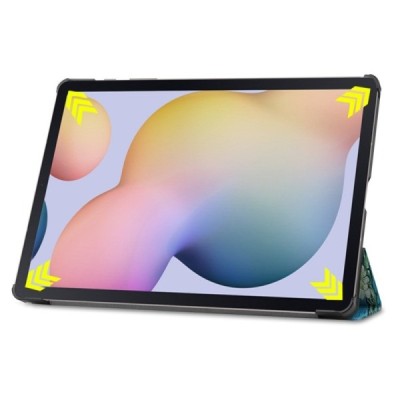 Samsung Galaxy Tab S7+ 12.4" (T976) „Sakura“ atvēramais krāsains maciņš | Vacins.lv