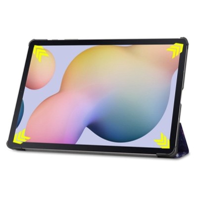Samsung Galaxy Tab S7+ 12.4" (T976) atverčiamas spalvotas „Cosmo“ odinis dėklas - knygutė | Priedai.lt