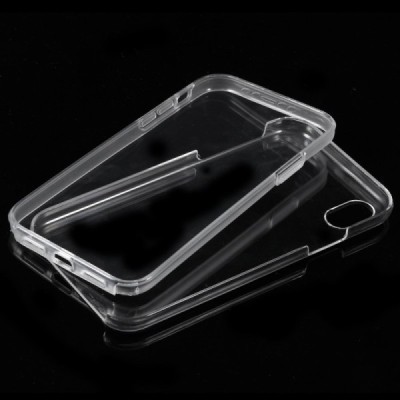 Apple iPhone Xr skaidrus (permatomas) dvigubas kieto silikono TPU ploniausias pasaulyje dėklas | Priedai.lt