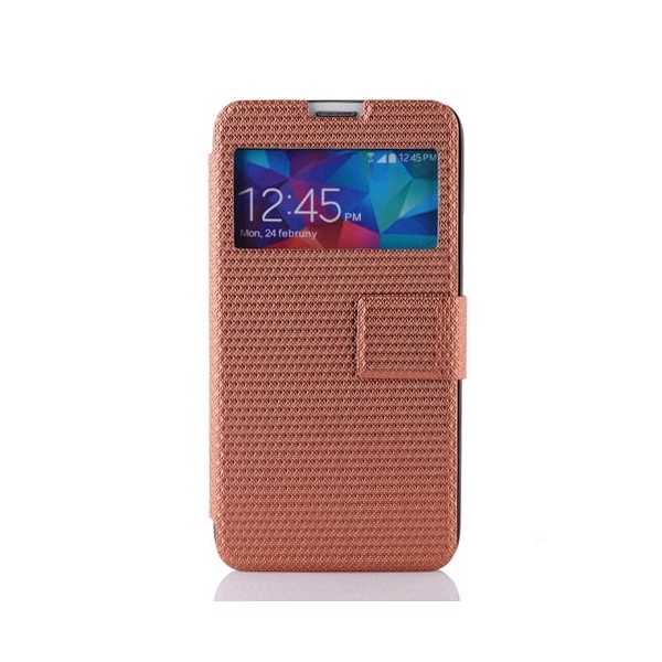 „Pintas“ atverčiamas dėklas - bronzinis (Galaxy S5 / S5 Neo)