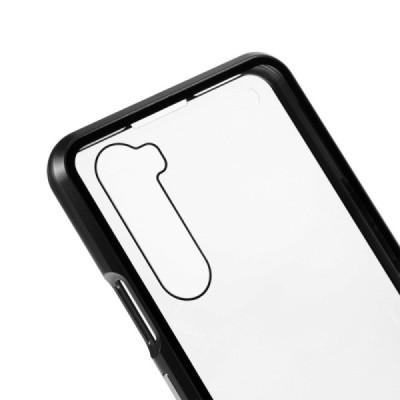 OnePlus Nord melns (caurspīdīgs) Frame magnētiskais plastmasas apvalks | Vacins.lv