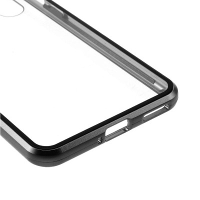 OnePlus Nord melns (caurspīdīgs) Frame magnētiskais plastmasas apvalks | Vacins.lv