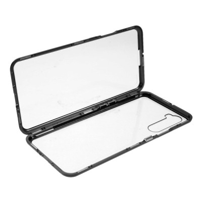 OnePlus Nord melns (caurspīdīgs) Frame magnētiskais plastmasas apvalks | Vacins.lv