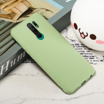 Xiaomi Redmi 9 Shell cieta silikona (TPU) zaļš apvalks | Vacins.lv