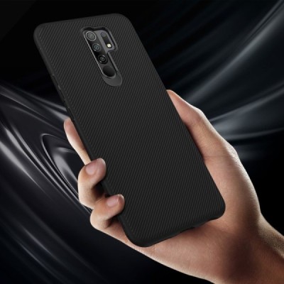 Xiaomi Redmi 9 cieta silikona (TPU) melns apvalks | vacins.lv