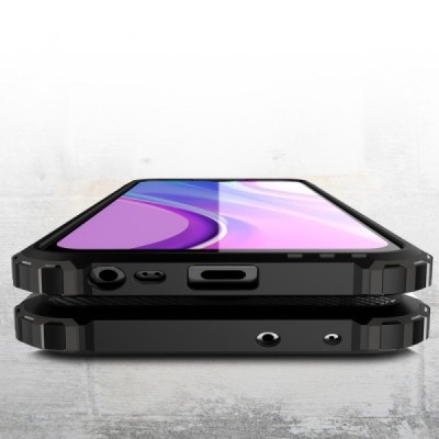 Pastiprinātas aizsardzības melns Xiaomi Redmi 9 apvalks | Vacins.lv