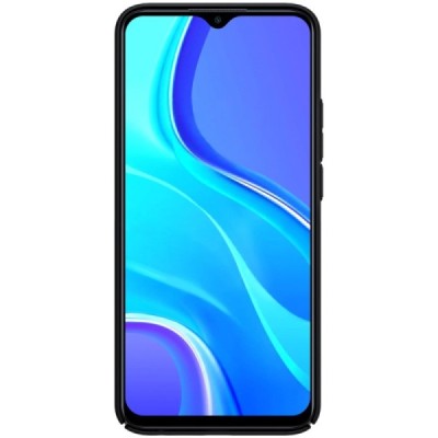 Xiaomi Redmi 9 „Nillkin“ Frosted Shield juodas plastikinis dėklas, nugarėlė | Priedai.lt