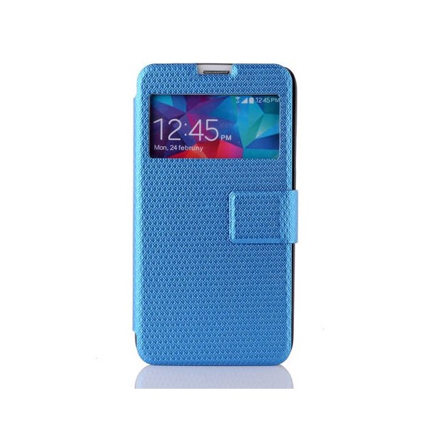 „Pīts“ atvērams maciņš - zils (Galaxy S5 / S5 Neo)