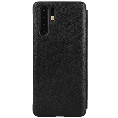 Huawei P30 Pro „View Line“ juodas atverčiamas dėklas - knygutė | Priedai.lt