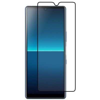 Sony Xperia L4 Mocolo Tempered Glass melns ekrāna aizsargstikls | Vacins.lv