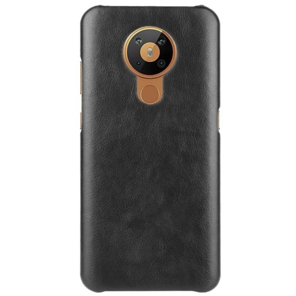 Slim Leather ādas apvalks - melns (Nokia 5.3)