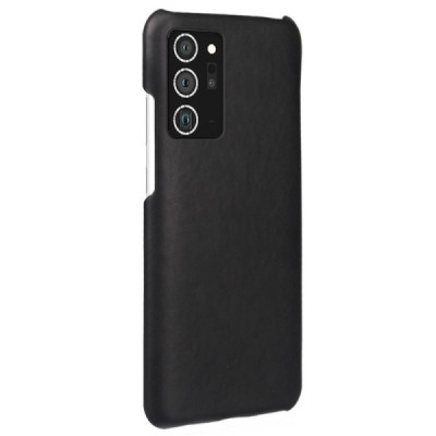 Slim Leather Samsung Galaxy Note 20 Ultra (N986F) melns ādas apvalks | Vacins.lv