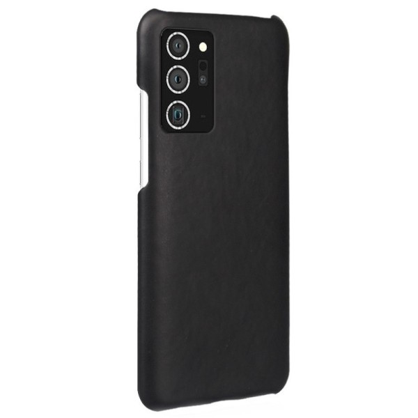 Slim Leather dėklas - juodas (Galaxy Note 20 Ultra)