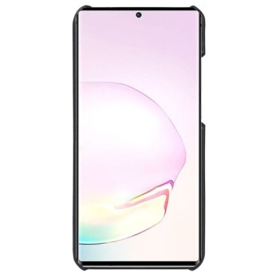 Slim Leather Samsung Galaxy Note 20 Ultra (N986F) juodas odinis dėklas - nugarėlė | Priedai.lt