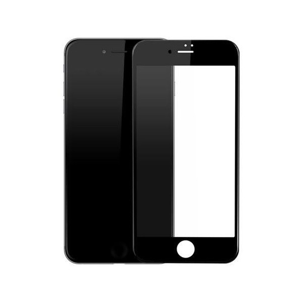 „Mocolo“ Tempered Glass ekrāna aizsargstikls 0.3 mm - melns (iiPhone 6 / 7 / 8)