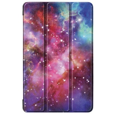 Samsung Galaxy Tab A 10.1 2019 (T515, T510) atverčiamas spalvotas „Cosmo“ dėklas - knygutė / Priedai.lt