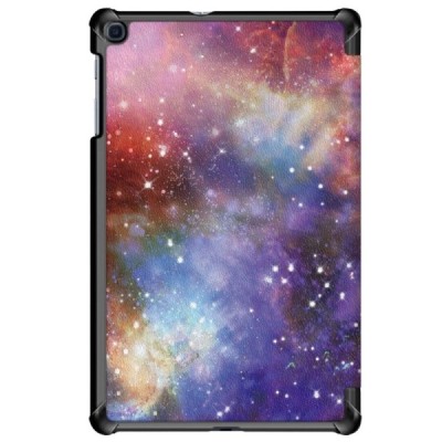 Samsung Galaxy Tab A 10.1 2019 (T515, T510) atverčiamas spalvotas „Cosmo“ dėklas - knygutė / Priedai.lt