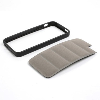 Melns „Infisens“ silikona Apple iPhone 5, 5S apvalks / vacins.lv