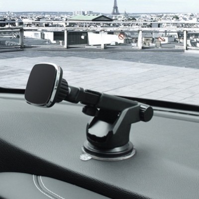 „Telescopic“ magnet automašīnas melns telefona autoturētājs | Vacins.lv