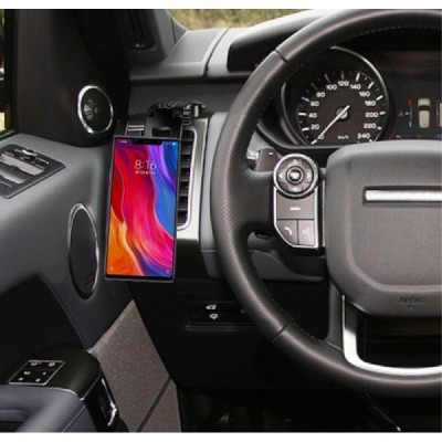 „Vehicle“ magnetinis juodas automobilinis telefono laikiklis (prie lango) | Priedai.lt