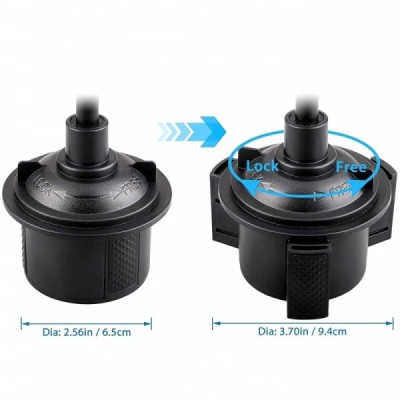 Automobilinis telefono laikiklis tvirtinamas puodelio vietoje | Priedai.lt