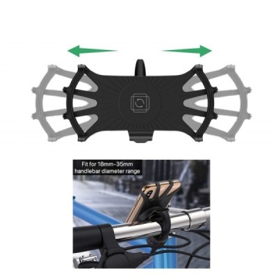 „VUP“ 360° Bike Mount juodas laikiklis dviračiui | Priedai.LT