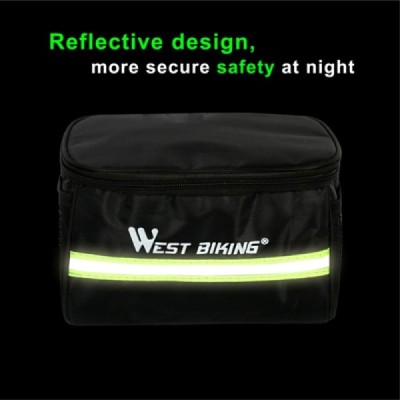 „West Biking“ melns universāls telefona futrālis velosipēdam (XL) | Vacins.lv