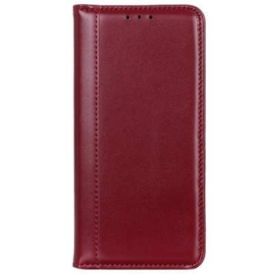 Xiaomi Redmi 9 „Split“ sērijas bordo atvērams maciņš, maks | Vacins.lv