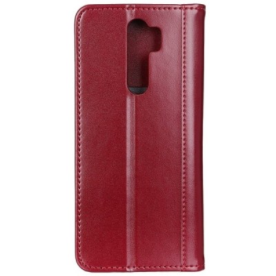 Xiaomi Redmi 9 „Split“ sērijas bordo atvērams maciņš, maks | Vacins.lv