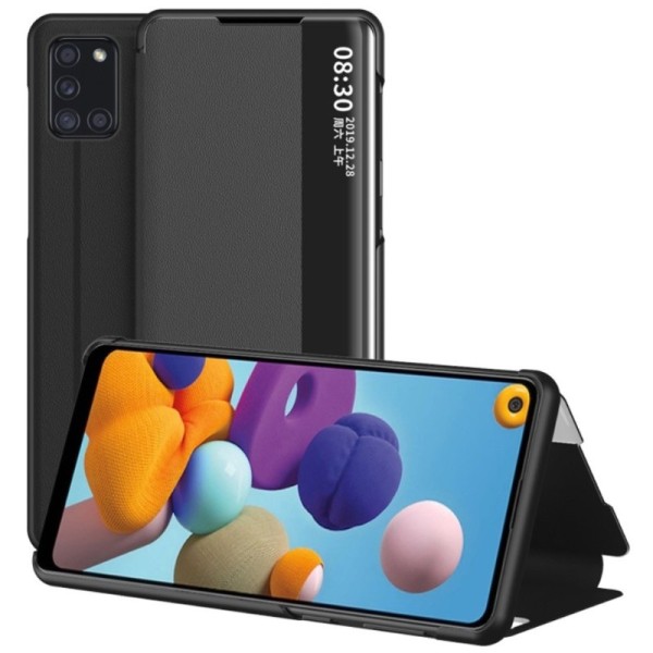 „View Line“ atvērams maciņš - melns (Galaxy A21s)