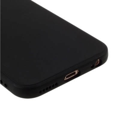 Apple iPhone 6 (6s) juodas kieto silikono TPU ploniausias pasaulyje dėklas - nugarėlė | Priedai.lt