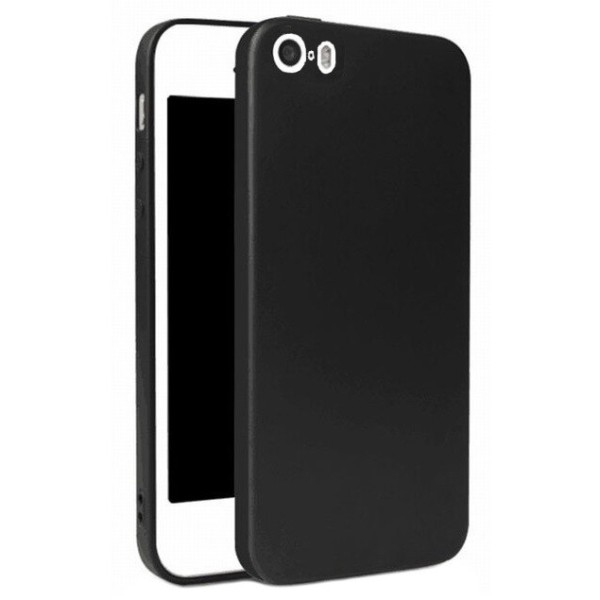 Ploniausias TPU dėklas - juodas (iPhone 5 / 5S / SE 2016)