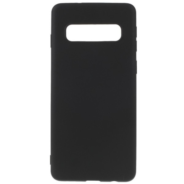 Planākais TPU apvalks - melns (Galaxy S10+)