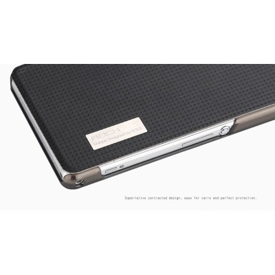 Rock Elegant Sony Xperia Z1 Compact juodas atverčiamas odinis dėklas / Priedai.lt