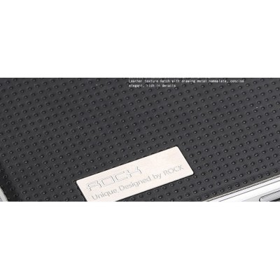 Rock Elegant Sony Xperia Z1 Compact juodas atverčiamas odinis dėklas / Priedai.lt