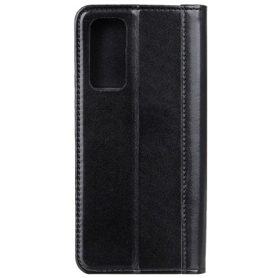 Samsung Galaxy S20 FE (Fan Edition) juodas odinis atverčiamas dėklas - knygutė su magnetu | Priedai.lt