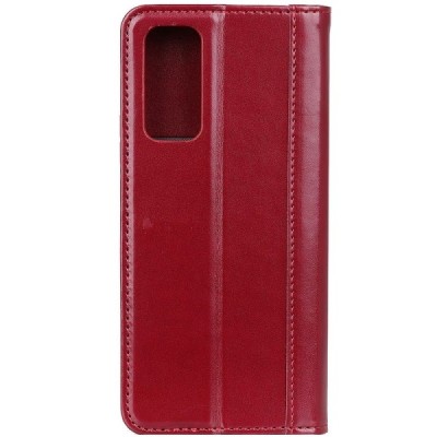 Samsung Galaxy S20 FE (Fan Edition) bordo odinis atverčiamas dėklas - knygutė su magnetu | Priedai.lt